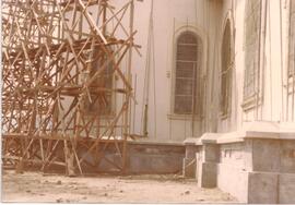 Trabajos en la Basílica de Nuestra Señora de los Ángeles