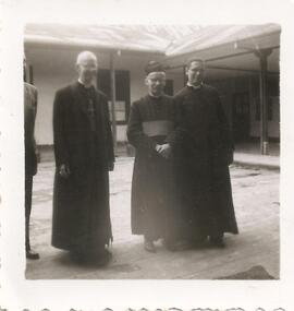 Rubén Odio Herrera, Monseñor Miguel Chaverri Rojas y Presbítero Julio Fonseca Mora.