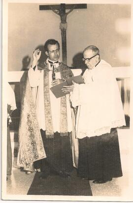 Monseñor Ignacio Trejos Picado y Presbítero Tito Hernández Casañas