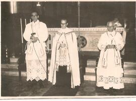 Presbíteros: Javier Solís Herrera, Carlos Gálvez Córdoba Córdoba y Victor Manuel Arrieta Quesada