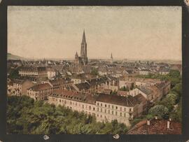 Vista general de Freiburg, Baden, Alemania