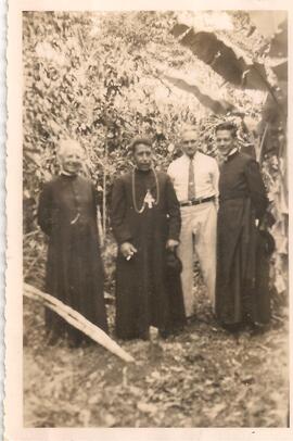 José Ohlemüller Lingen, Victor Manuel Sanabria, Ingeniero de Planos y Presbítero Benjamín Núñez Vargas
