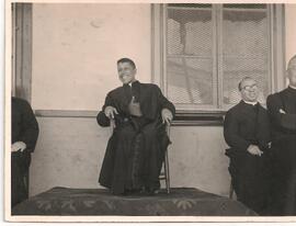 Victor Manuel Sanabria en una celebración del 15 de Setiembre en el Antiguo Seminario Mayor en San José