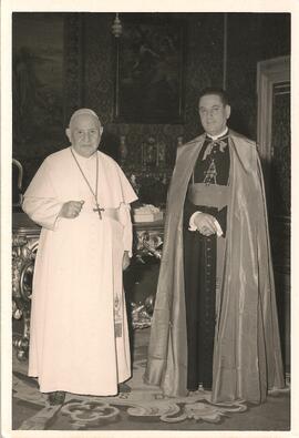 Papa Juan XXIII y Carlos Humberto Rodríguez Quirós