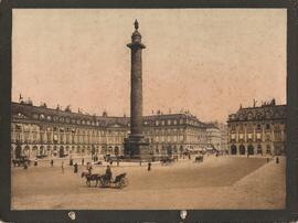 Place de la Colonne Vendome, Paris, Francia.