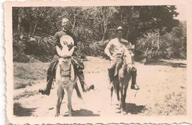 Rubén Odio Herrera a caballo