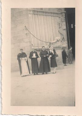 Rubén Odio Herrera en la Catedral de Salamanca, España 1958