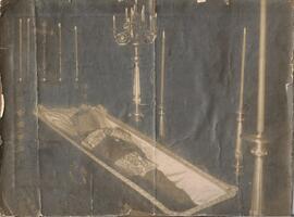 Restos en Capilla Ardiente de Juan Gaspar Stork Werth