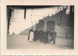 Rubén Odio Herrera en el convento de los Dominicos, Salamanca, España 1958