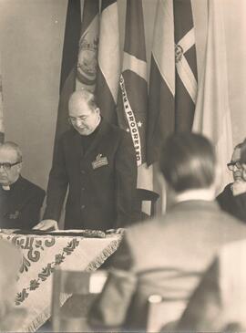 Román Arrieta Villalobos en el 1º Congresso Latino-Americano de Previdencia Social Clero