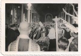 Misa de funeral en una Iglesia