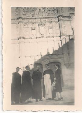 Rubén Odio Herrera en la Universidad de Salamanca, España 1958