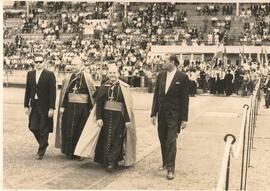 Monseñor Juan Vicente Solís Fernández y Román Arrieta Villalobos