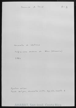 Certificado académico de Bernardo Augusto Thiel