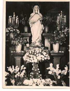 Imagen de Santa Marta en la Iglesia del Carmen en San José