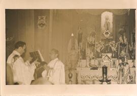 Monseñor Miguel Chaverri Rojas, Monseñor Miguel Ángel Benavides Argüello y Presbíteros Luis Diego Muro y José Domingo Luna Luna.