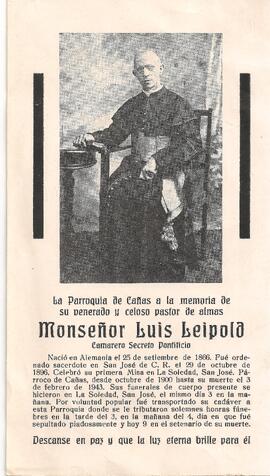 Monseñor Luis Leipold